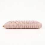 MIU MIU Matelasse Leather Round Zipper Long Wallet Pink Beige Used - 图片 5