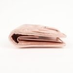MIU MIU Matelasse Leather Bi-fold Wallet Metalic Pink 5MV016 Used - 图片 5