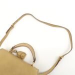 MIU MIU Leather 2Way Shoulder Bag Hand Bag Beige Used - 图片 6