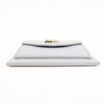 MIU MIU leather Card Case Coin Case Light Gray 5MC081 Used - 图片 6
