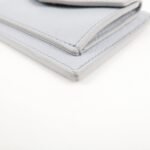 MIU MIU leather Card Case Coin Case Light Gray 5MC081 Used - 图片 8