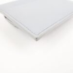 MIU MIU leather Card Case Coin Case Light Gray 5MC081 Used - 图片 9