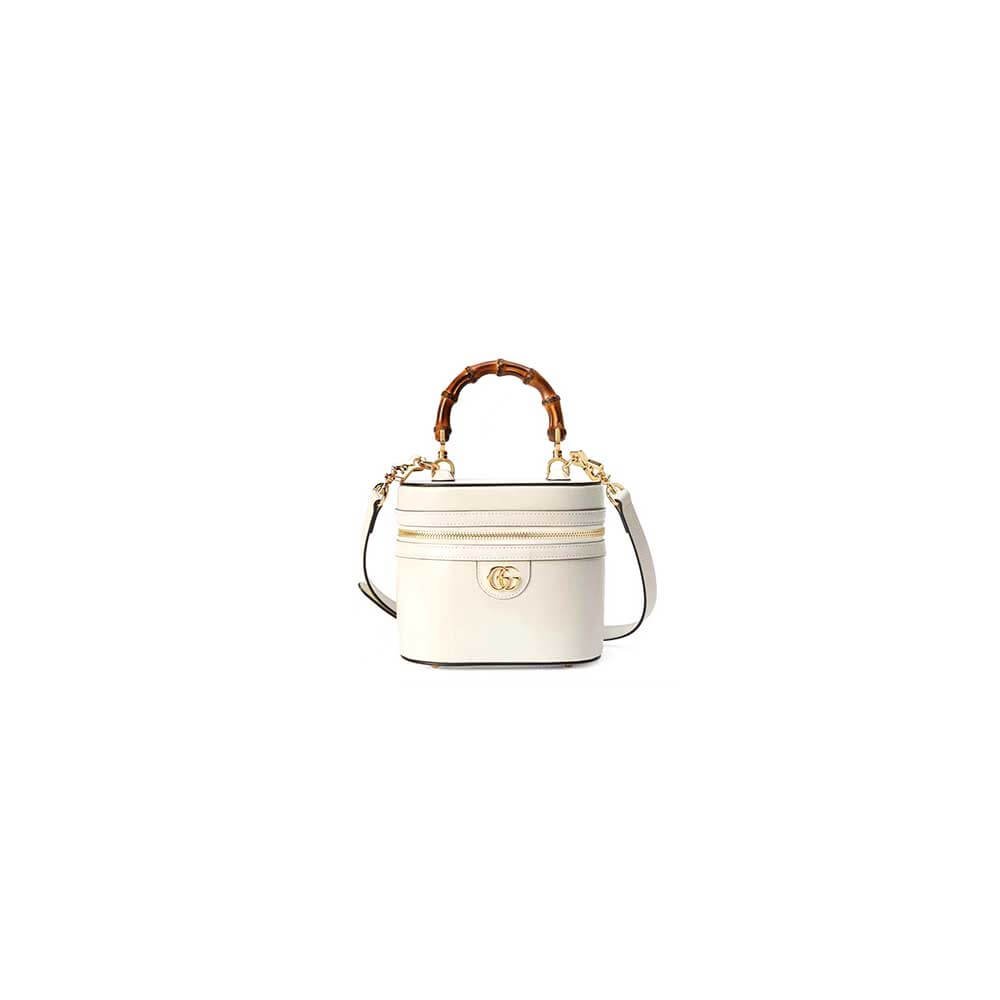 GG Mini bamboo shoulder bag