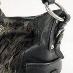 PRADA Logo Nylon Leather Gathered 2Way Shoulder Hand Bag BN4586 - 图片 13