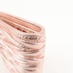 MIU MIU Matelasse Leather Bi-fold Wallet Metalic Pink 5MV016 Used - 图片 10