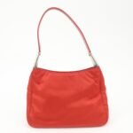 PRADA Nylon Patent Leather Shoulder Bag Red B8844 - 图片 2