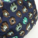 PRADA Triangle Logo Nylon Tote Bag w/Pouch Flower Print Navy B4626B Used - 图片 14
