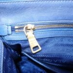 PRADA Leather Shoulder Bag Hand Bag Blue BR4984 Used - 图片 21