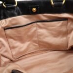 MIU MIU Leather 2Way Shoulder Bag Hand Bag Tote Bag Black - 图片 20