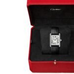 Cartier Tank Must watch, large model, quartz movement. Steel case, bezel set with 42 brilliant-cut diamonds-P17311176 - 图片 7
