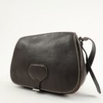 PRADA Logo Leather Shoulder Bag Crossbody Bag Brown - 图片 3