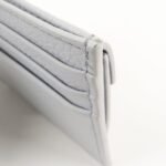 MIU MIU leather Card Case Coin Case Light Gray 5MC081 Used - 图片 12