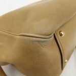 MIU MIU Leather 2Way Shoulder Bag Hand Bag Beige Used - 图片 12