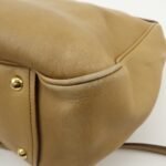 MIU MIU Leather 2Way Shoulder Bag Hand Bag Beige Used - 图片 13