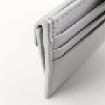 MIU MIU leather Card Case Coin Case Light Gray 5MC081 Used - 图片 13