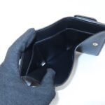 MIU MIU Leather Wallet Compact Flower Black Multicolor Used - 图片 13