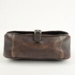 PRADA Logo Leather Shoulder Bag Crossbody Bag Brown - 图片 5