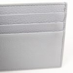 MIU MIU leather Card Case Coin Case Light Gray 5MC081 Used - 图片 14