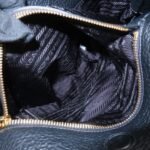 PRADA VITTELLO PHOENIX Triangle Logo Leather Shoulder Bag Black 1BC051 Used - 图片 23