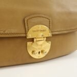 MIU MIU Leather 2Way Shoulder Bag Hand Bag Beige Used - 图片 17