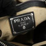PRADA Logo Nylon Leather Gathered 2Way Shoulder Hand Bag BN4586 - 图片 19