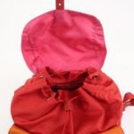 PRADA Triangle Logo Nylon Leather Backpack Ruck Sack Pink B6677 Used - 图片 19