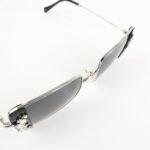 MIU MIU Metal Rhine Stone Sunglasses Black Silver 01E-580 46□19 - 图片 12