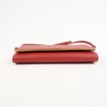 PRADA Saffiano Leather Shoulder Long Wallet Red 1M1437 - 图片 5