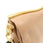 MIU MIU Leather 2Way Chain Shoulder Bag Clutch Bag Brown - 图片 16