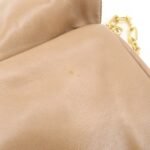 MIU MIU Leather 2Way Chain Shoulder Bag Clutch Bag Brown - 图片 19