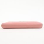 MIU MIU Leather Round Zippy Wallet Long Wallet Pink 5ML506 Used - 图片 5