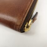 PRADA Saffiano Leather Round Zippy Long Wallet  Brown 1M0506 Used - 图片 9