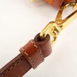 PRADA Logo Nylon Leather Shoulder Bag Crossbody Bag Orange BT0692 Used - 图片 8