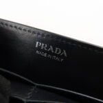 PRADA Leather Studs Chain Wallet Chain Bag Black Used - 图片 22