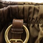 PRADA Nylon Leather 2WAY Bag Shoulder Bag Hand Bag Brown Khaki BN1793 - 图片 10