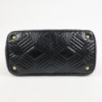 MIU MIU Leather 2Way Shoulder Bag Hand Bag Tote Bag Black - 图片 5