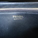 PRADA Vitello Move Leather Round Zippy Wallet Black 1ML506 Used - 图片 22