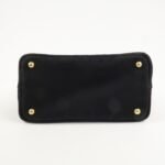 PRADA Canapa Mini Canvas 2Way Hand Bag Tote Bag Black 1BG439 Used - 图片 5