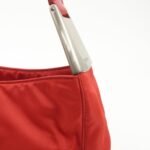 PRADA Nylon Patent Leather Shoulder Bag Red B8844 - 图片 16