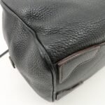 PRADA Logo Leather Hand Bag Mini Boston Bag Black BL0471 Used - 图片 13