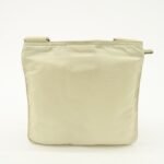 PRADA Triangle Logo Nylon Shoulder Bag Crossbody Bag Beige B7372 Used - 图片 2