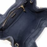 PRADA Canapa Mini Canvas 2Way Hand Bag Tote Bag Black 1BG439 Used - 图片 19