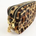 MIU MIU Unborn Calf Leather Shoulder Bag Beige Brown Used - 图片 16