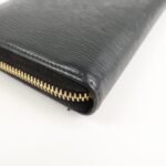 PRADA Vitello Move Leather Round Zippy Wallet Black 1ML506 Used - 图片 8