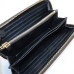PRADA Vitello Move Leather Round Zippy Wallet Black 1ML506 Used - 图片 18