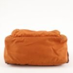 PRADA Logo Nylon Leather Shoulder Bag Crossbody Bag Orange BT0692 Used - 图片 5