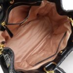 MIU MIU Leather 2Way Shoulder Bag Hand Bag Tote Bag Black - 图片 19