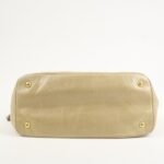 PRADA Triangle Logo VITELLOSHINE Leather 2Way Bag Beige BN1921 - 图片 5