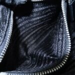 PRADA Triangle Logo Nylon Leather Shoulder Bag Hand Bag Black BR3121 Used - 图片 23