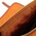 PRADA Logo Nylon Leather Shoulder Bag Crossbody Bag Orange BT0692 Used - 图片 22